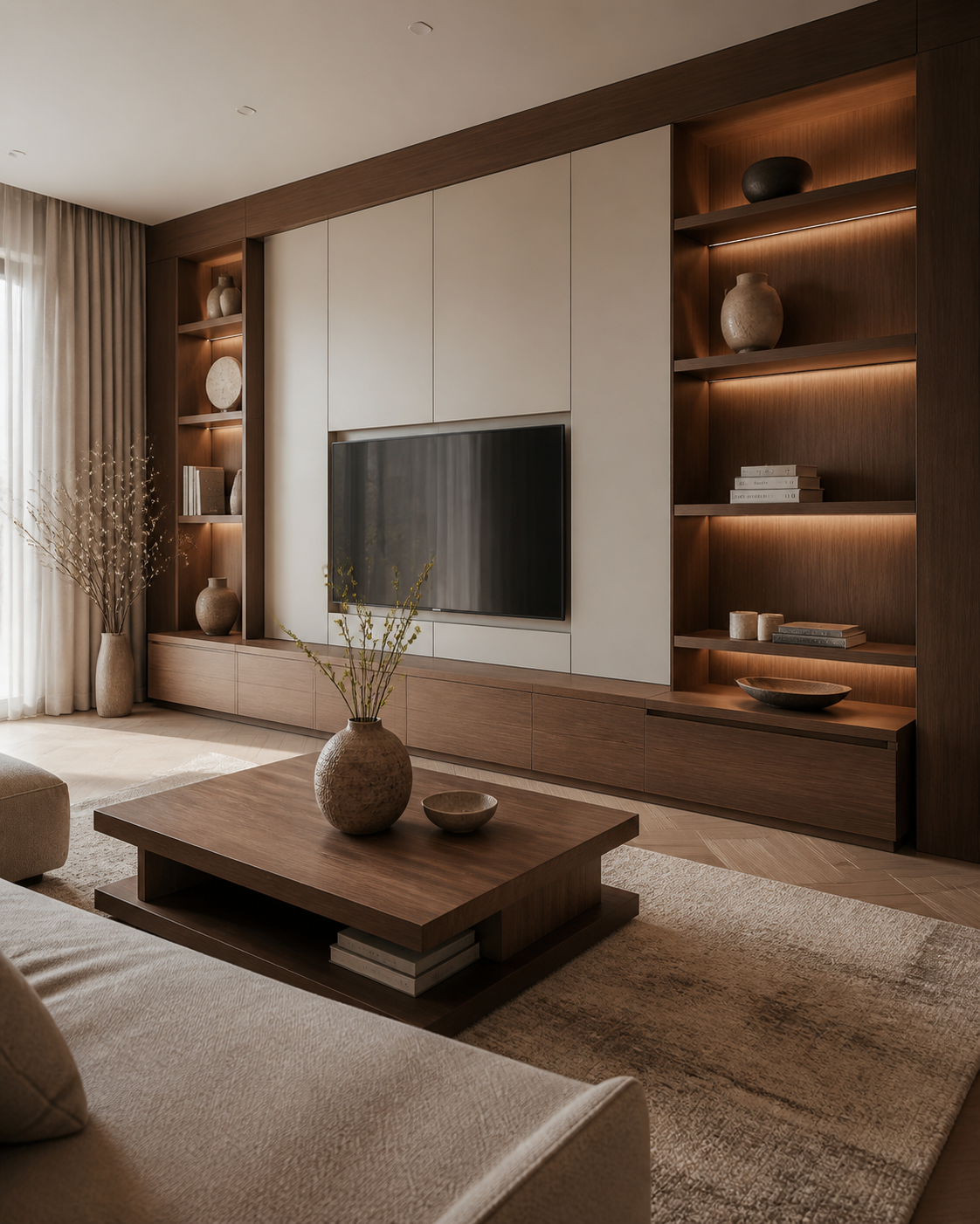 Mobilier Imagine de concept pentru living