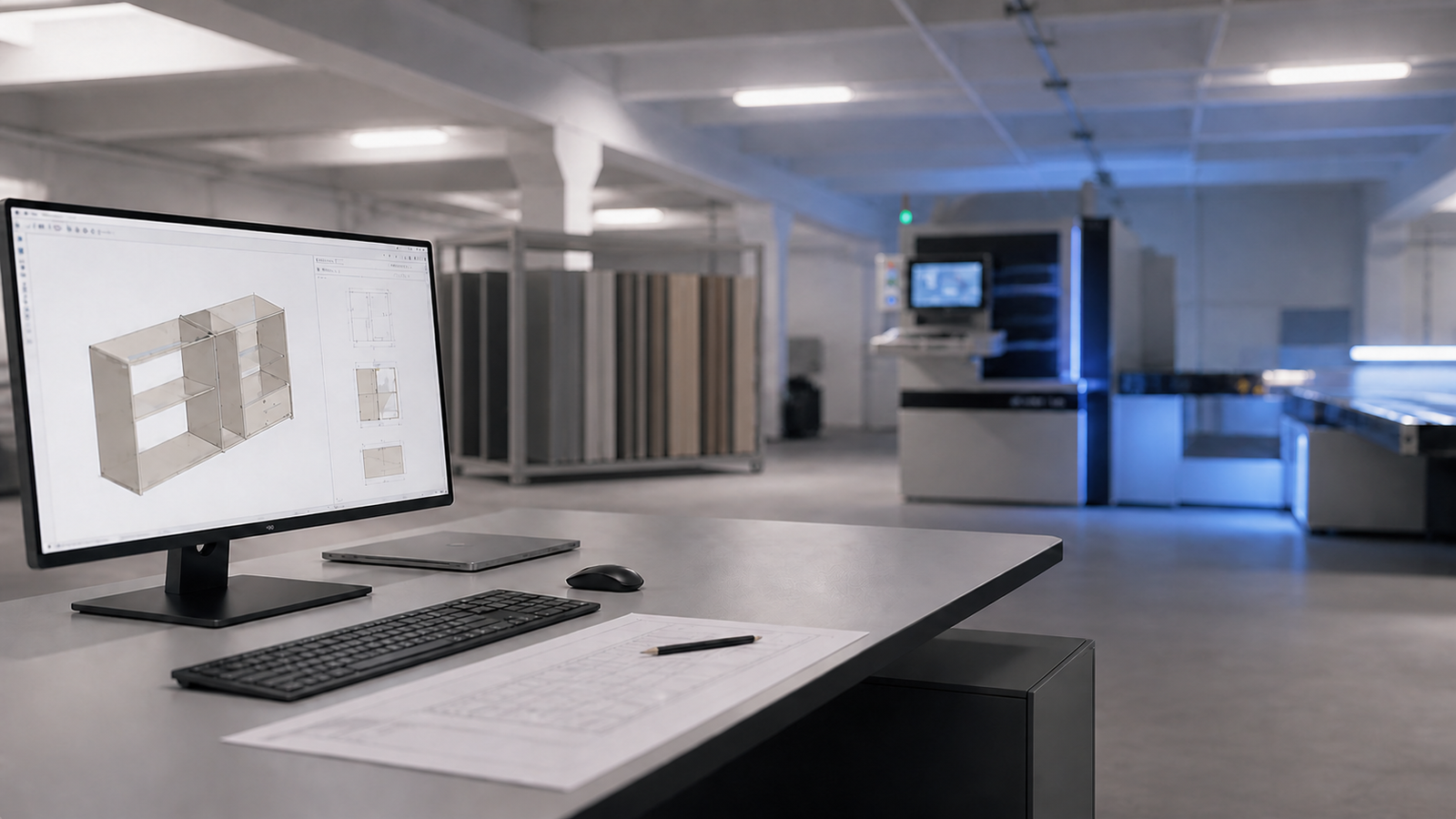 Proiectare Proiectare CAD și pregătirea producției de mobilier